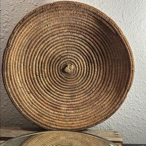 Handcrafted Southwestern Brown Woven Basket